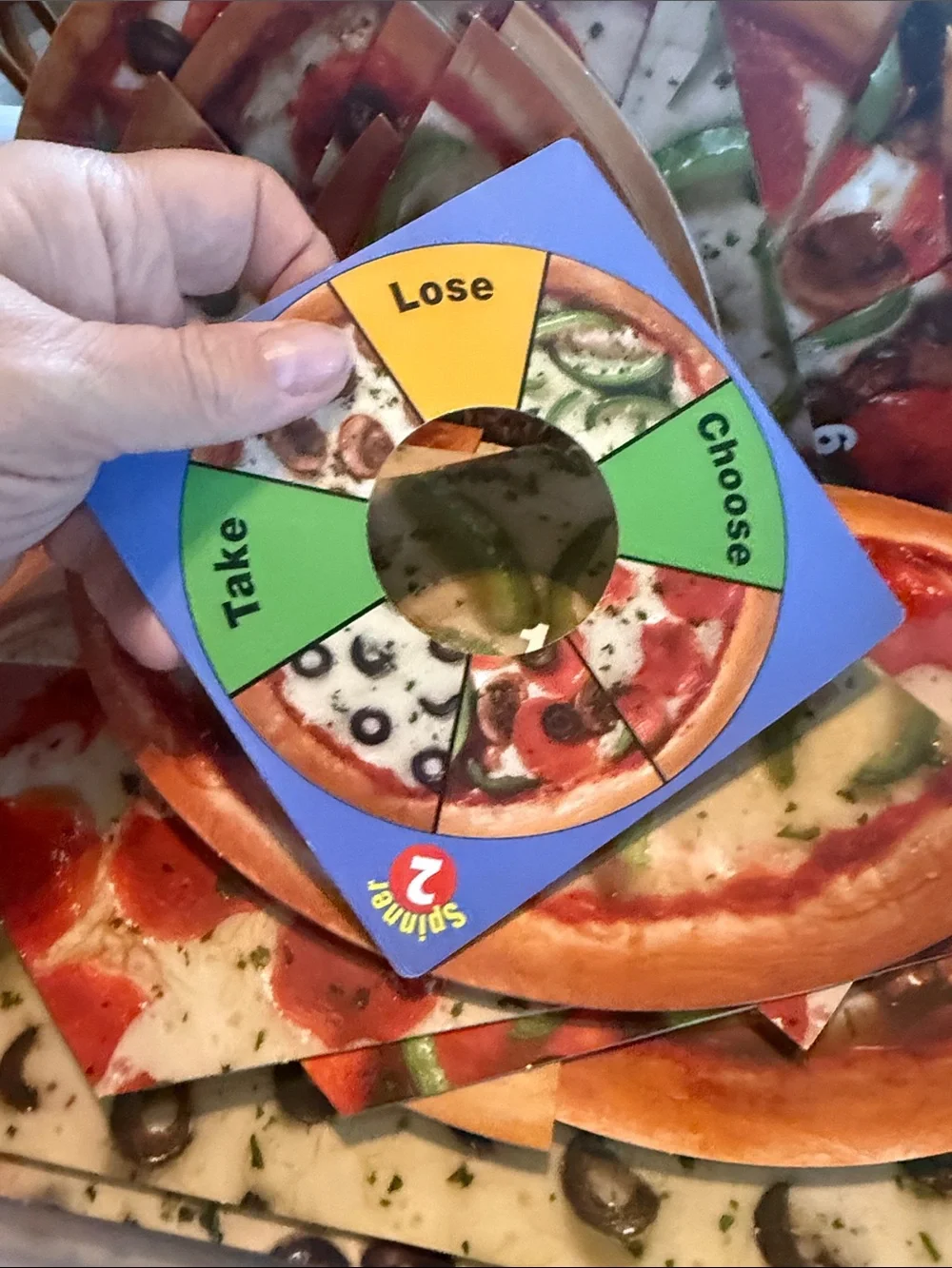 Pizza Fraction Fun Educational Game - Red and White